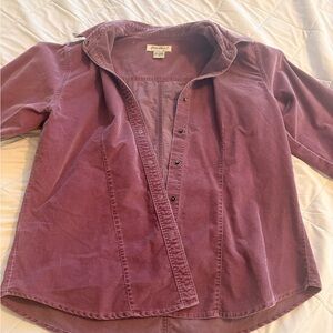 Eddie Bauer Mauve Button-Up Shirt